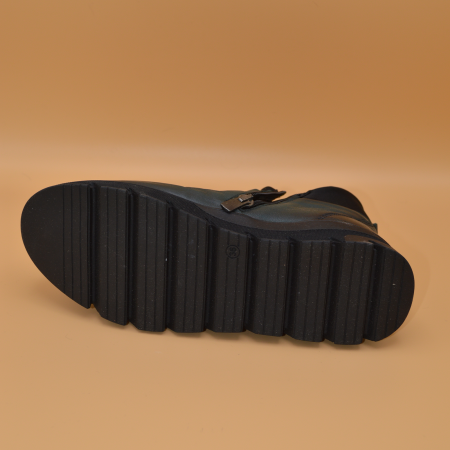 Ghete dama  100% piele naturala,  SCV, Verde inchis [3]
