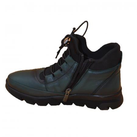 Ghete dama  100% piele naturala,  SCV, Verde inchis [1]