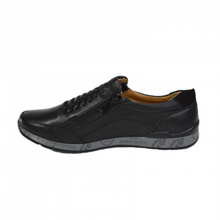 Pantofi barbati, Piele ecologica, Clowse, Negru  C1137 -2 [2]