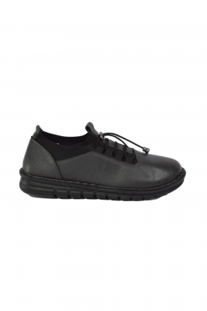 Pantofi eleganți damă - Pantofi damă, GGM, Piele ecologică, Gri C1164 - 2