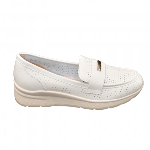 Pantofi eleganți damă - Pantofi dama MMM piele naturala QL783 bej