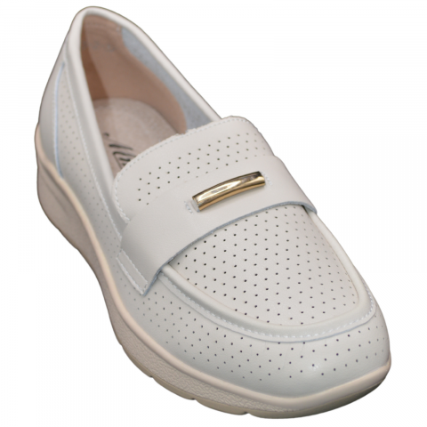 Pantofi dama MMM piele naturala QL783 bej [1]