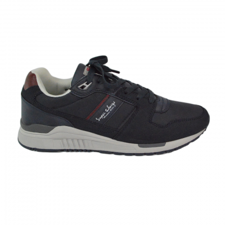 Încălțăminte bărbați - Pantofi Sport barbati, SENTE, piele ecologica, Bleumarin ,C1125