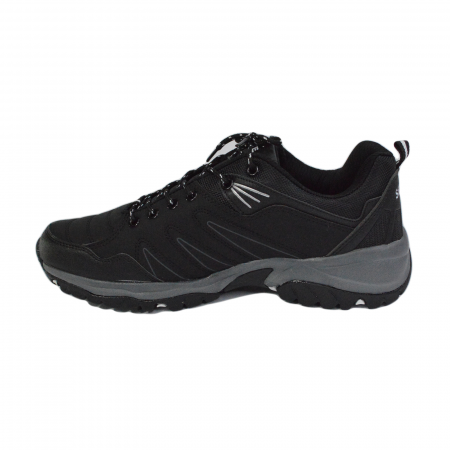 Pantofi sport bărbați, SENTE, drumeție, piele ecologică, Negru, C1075 [1]
