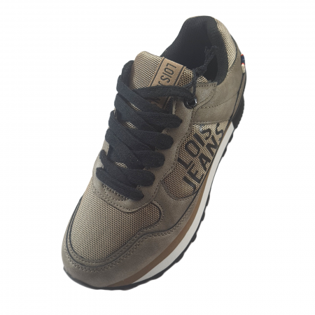 Pantofi sport damă, Lois Jean, Piele ecologică+Plasa, Bej [1]
