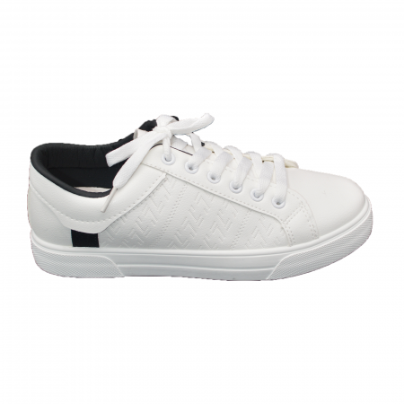 Încălțăminte damă - Pantofi sport damă, piele ecologică , Alb