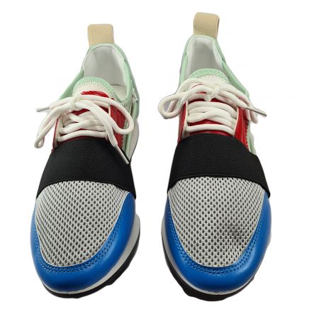 Pantofi sport damă, piele ecologică, Decupați, Multicolor [2]