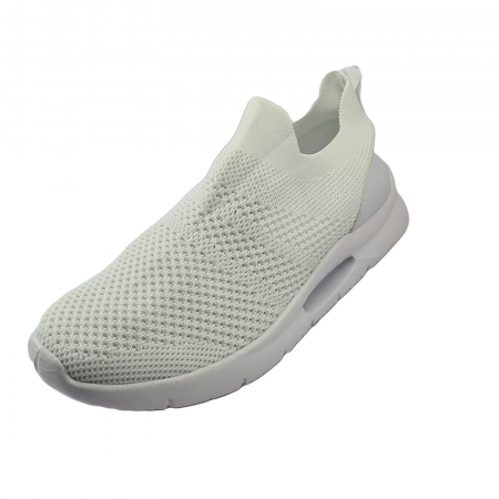 Pantofi sport damă, SENTE, pânză, Alb, [1]