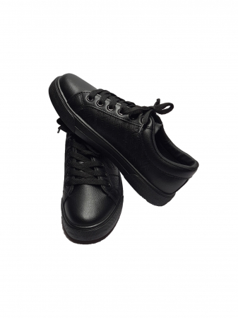 Pantofi sport, Piele ecologică, Negru [4]
