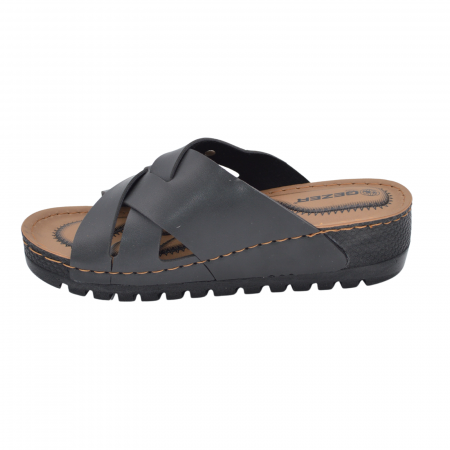 Papuci dama, Gezer, Taloneta masaj, Negru [1]