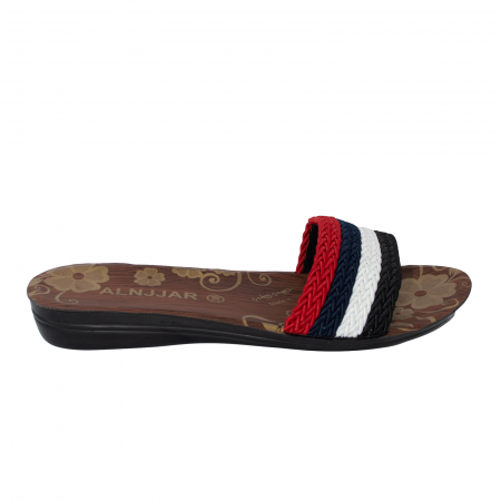 Șlapi ,papuci, saboți damă - Papuci damă, Talpa joasa, Multicolor,  ta1612