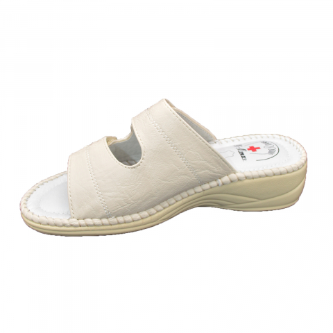 Papuci damă medicali, MMM, 0097, Piele naturală, Bej [1]