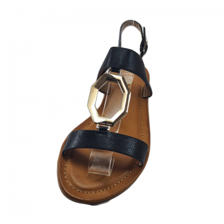 Sandale damă, Lulux, Piele ecologică, Negru [1]