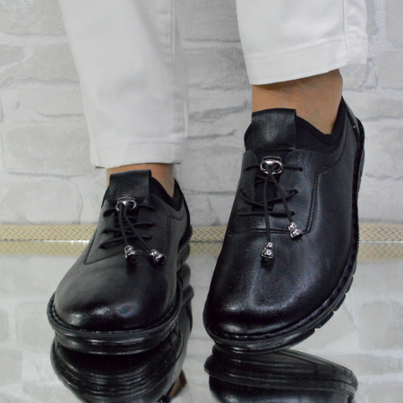 Pantofi damă, GGM, Piele ecologică, Negru C1169 [2]
