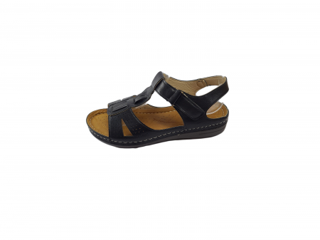 Extra-Reduceri - Sandale damă, CADIA, piele ecologică, 39 EU, Negru -1585-2