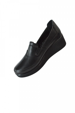 Pantofi dama talpa ordopedica, SCV, Piele naturala, Negru, ta1295 [2]