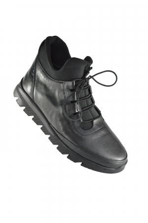 Ghete dama 100% piele naturala, SCV, Negru [1]
