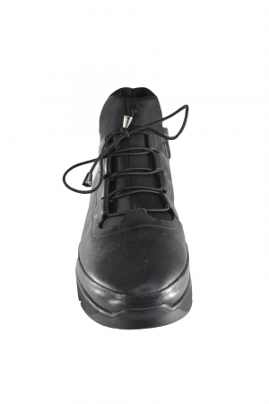 Ghete dama 100% piele naturala, SCV, Negru [3]