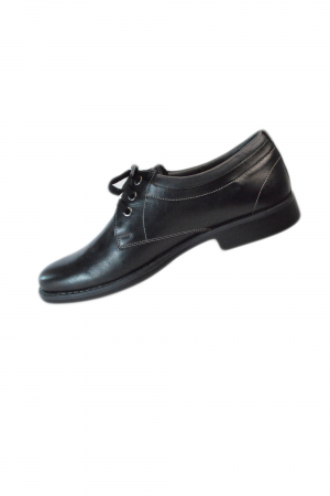 Pantofi bărbați cu șiret, DyanY, Piele naturală,  Negru, ta1153 [3]