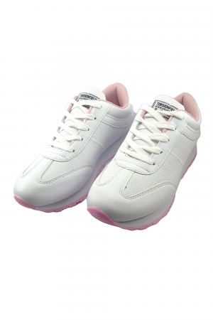 Pantofi sport dama,piele ecologica ,Alb, Sente [3]