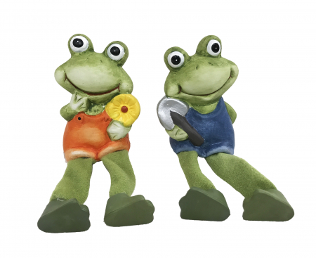Figurine ceramice - figurina broasca gradinar