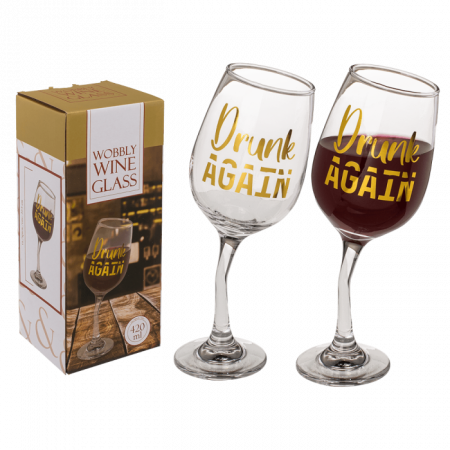 Accesorii petrecere - Pahar de vin inclinat