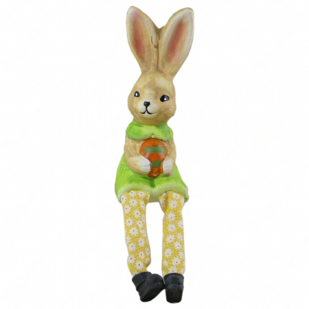 Figurine ceramice - iepuras-picioare-textile
