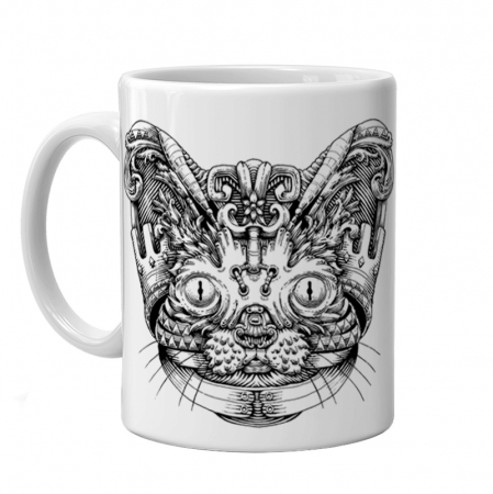 Cani cu pisici - Cana Steampunk cat