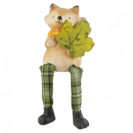 Figurine ceramice - figurina vulpe cu picioare atarnatoare