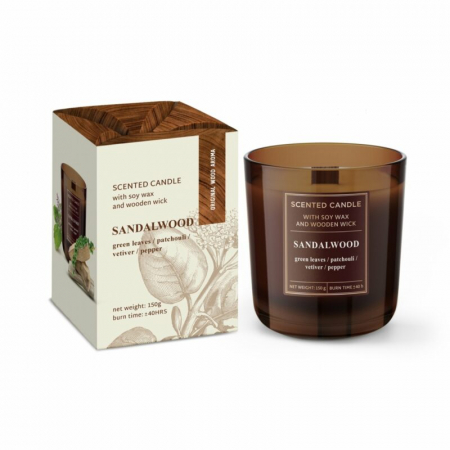 Candele & aromaterapie - lumanare santal