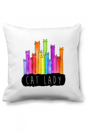Perne personalizate - Perna Cat Lady