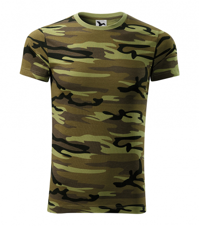 Tricou camuflaj verde