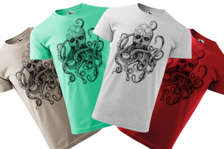 Tricouri suparate - Tricou Octoskull