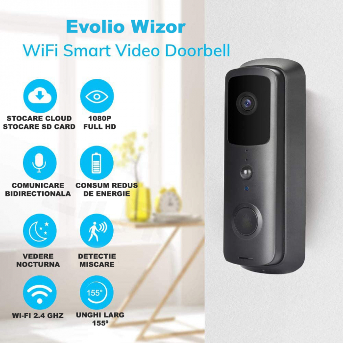 Smart video doorbell Evolio Wizor [3]