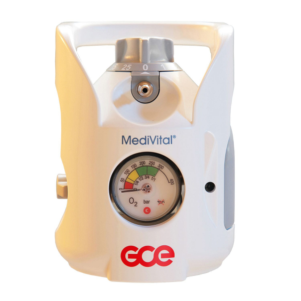 Tub / Butelie oxigen medical, capacitate 10 litri, cu regulator - MediVital - GCE [3]