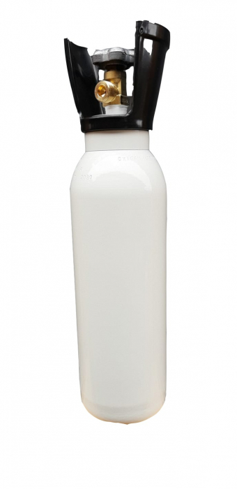 Tub / butelie din otel, pentru oxigen medical, capacitate 5 litri [1]