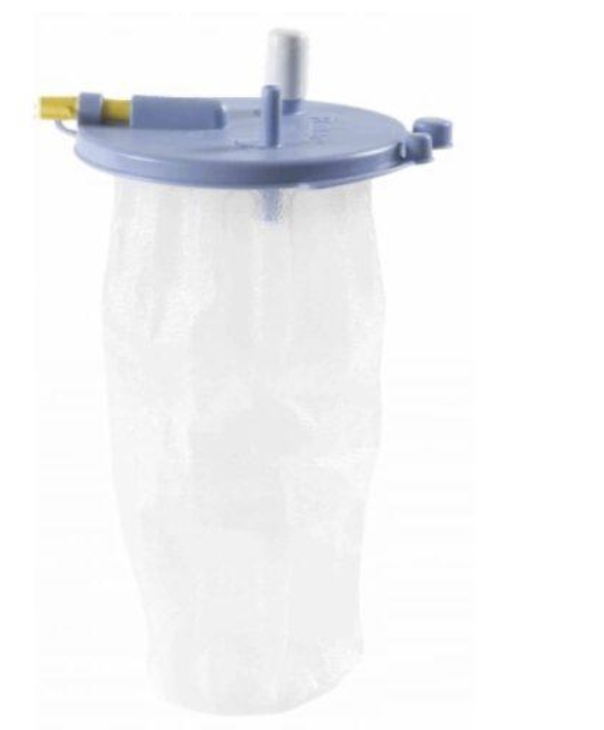 Capac cu punga de unica folosinta colectare secretii - Flovac 1L [2]