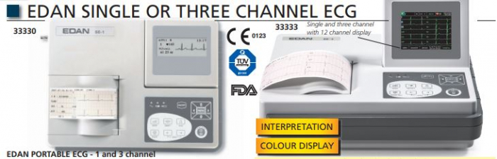 Electrocardiograf EDAN monocanal SE-1 [8]