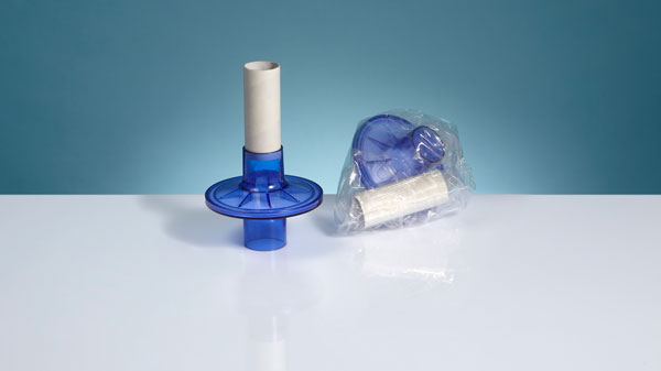 Filtru anatomic antiviral si antibacterian pentru spirometrie. Diametru int. Ø 27,5mm x ext. Ø 30,0mm – LUMED [2]