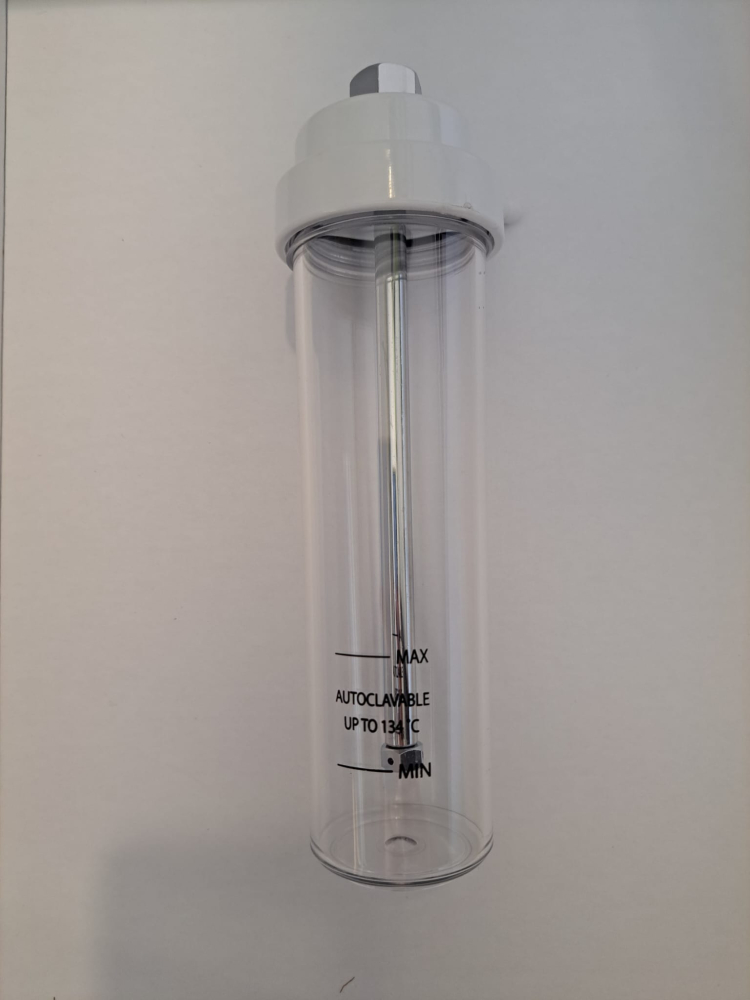 Oxigenator DEHAS – Debitmetru cu vas umidificator și tijă metalică [2]