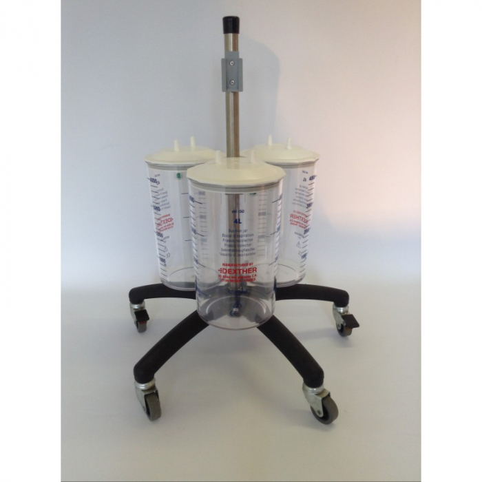 Vas colector secretii 4.000ml (4L) reutilizabil, capac presurizat - DEXTHER [7]