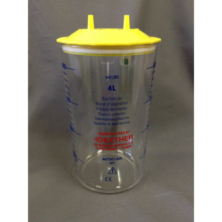 Vas colector secretii 4.000ml (4L) reutilizabil, capac presurizat - DEXTHER [2]