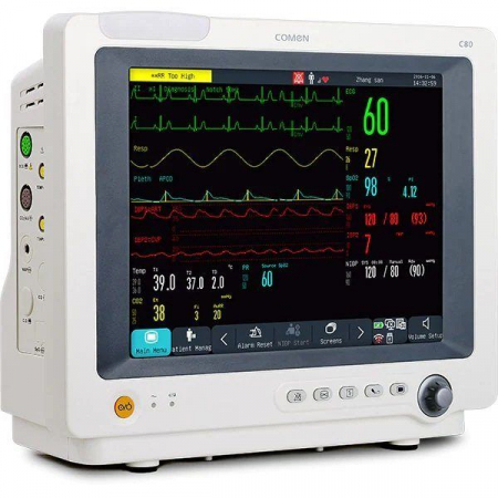 Targi/brancarde - Monitor functii vitale COMEN C80, 12.1", Touch screen, Acumulator Li-Ion, CU IMPRIMANTA