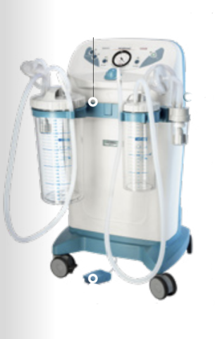 Perfuzomate - Aspirator chirurgical NEW HOSPIVAC 400 FULL  cu vase 2x5000ml, pedala si selector vas