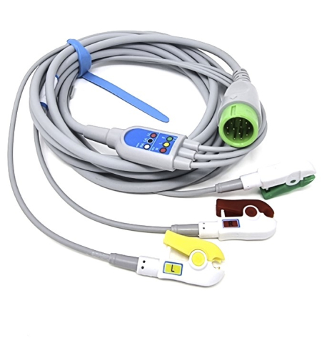 Aparatura medicala - Cablu ECG EKG COMEN C 12 pini 3 sau 5 fire tip cleste