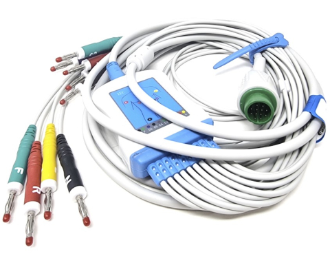 Medical - Cablu ECG EKG pacient 10 fire BTL CORERAY