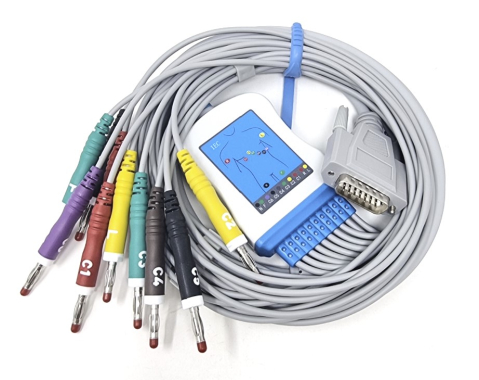Medical - cablu-ecg-ekg-pacient-10-fire-comen-coreray