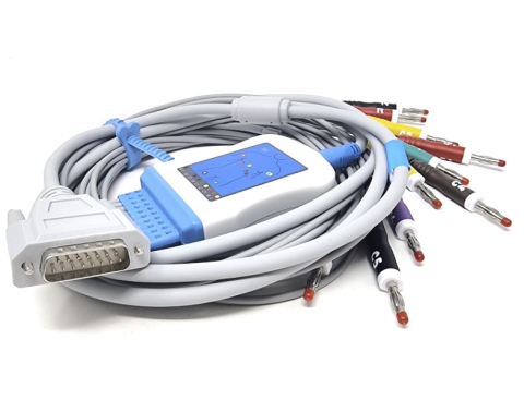 Medical - Cablu ECG EKG pacient 10 fire CONTEC 1212G CORERAY