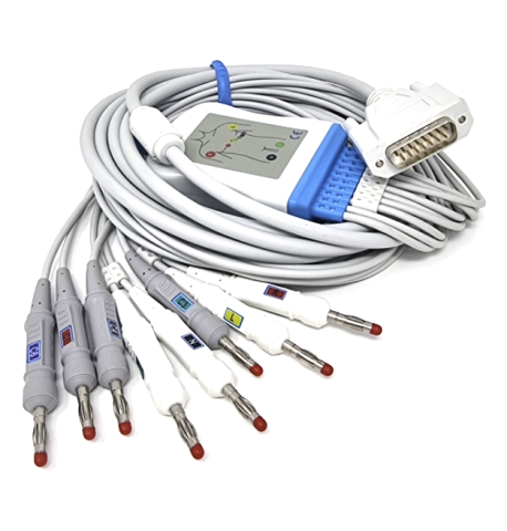 Medical - Cablu ECG EKG pacient 10 fire Nihon Kohden Cardioline Biocare Carewell Dongjiang