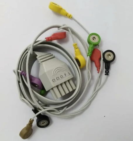 Butelii gaze medicale - Cablu ECG compatibil Holter CONTEC TLC5000 și TLC6000 pentru monitorizare cardiacă